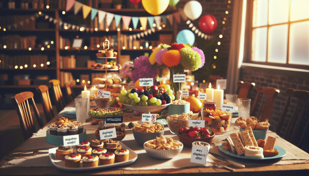 How To Include Allergies In Party Planning And Hosting